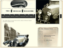 Tablet Screenshot of cadillaccollector.com